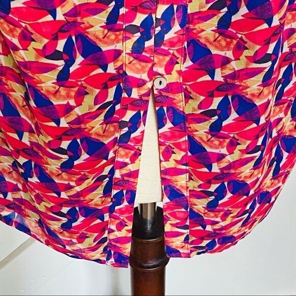 Pixley Stitch Fix Split Back Sleeveless Blouse M - Picture 8 of 10